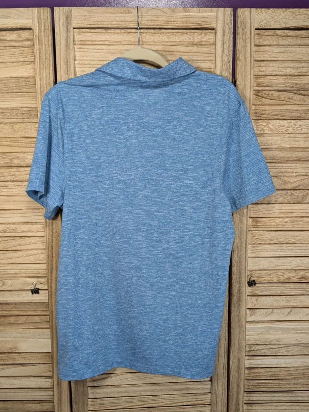 J. Crew Light Blue Performance Polo Shirt Size Medium
